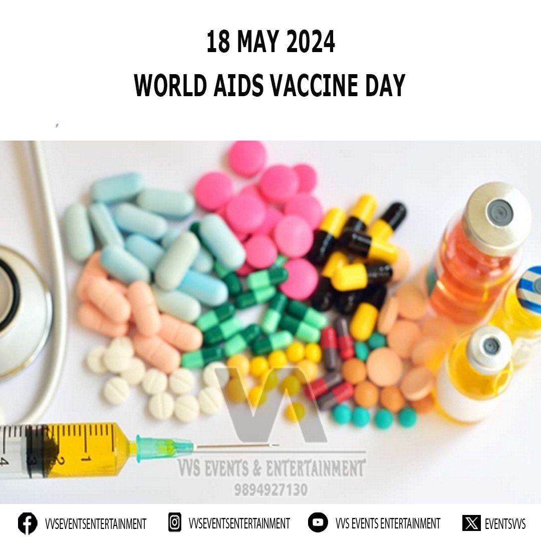 World AIDS Vaccine Day #WorldAIDSVaccineDay #WorldAIDSVaccineDay2024 #AIDSVaccineDay #AIDSVaccineDay2024 #AIDSVaccineAwarenessDay #AIDSVaccineAwarenessDay2024 facebook.com/VVSEventsEnter… instagram.com/VVSEventsEnter… youtube.com/@VVSEventsEnte… x.com/eventsvvs