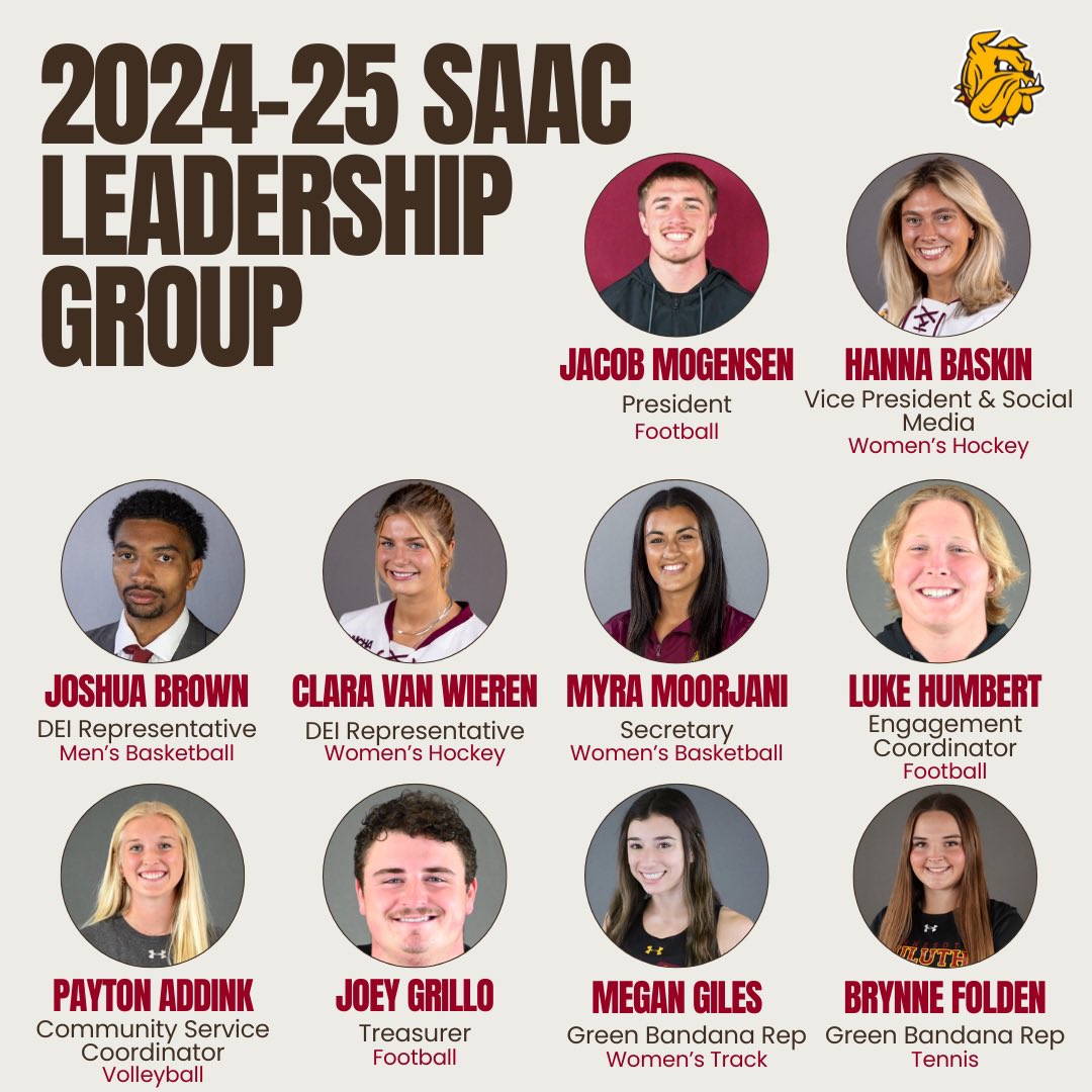 Introducing your 2024-25 SAAC leadership group!🤩

We are excited to get started! #godogs