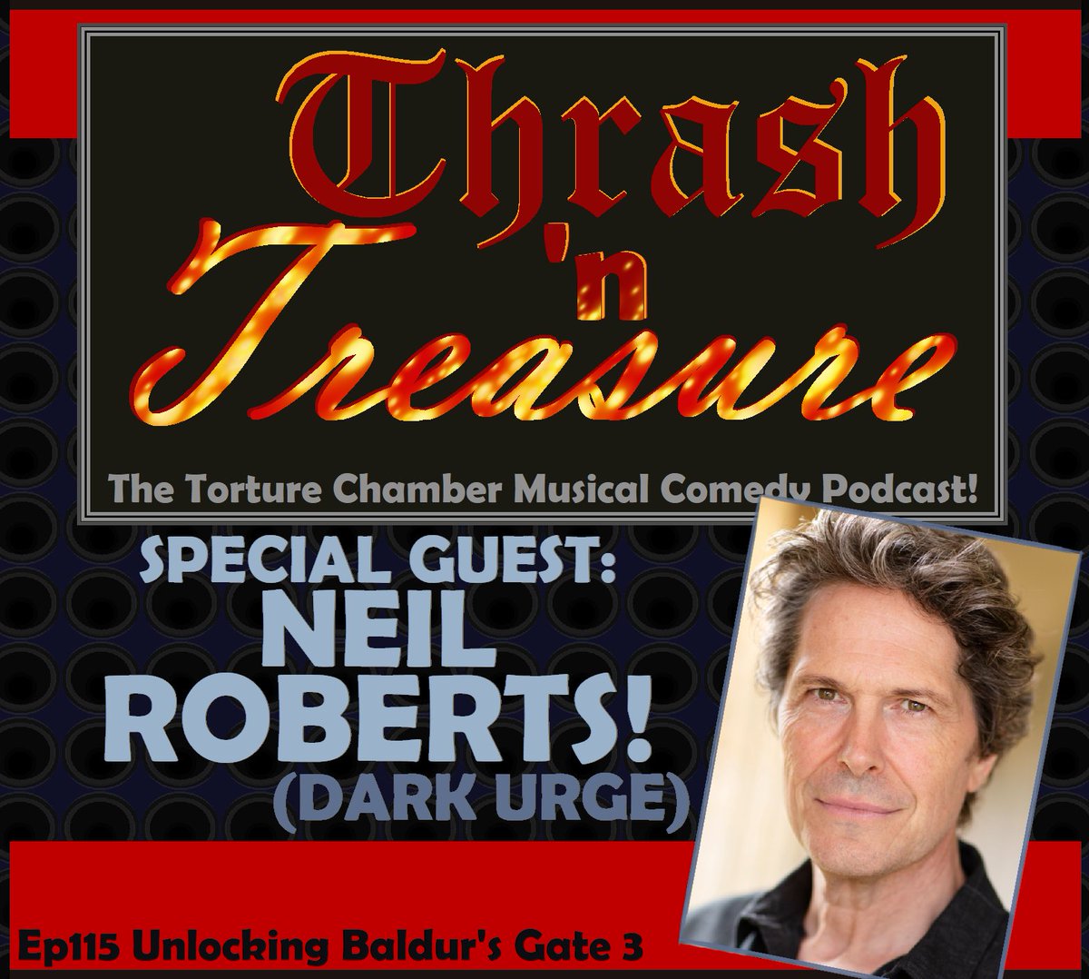 Give in to the #DarkUrge and kick open #baldursgate3 because we're joined by a SUPERSTAR dragon-born! This ep, we're #Charmed as Dark Urge actor #NeilRoberts joins in the #Metal Vs #Musical fun by digging into @Soundgarden so we can relive our #SaladDays! podcasts.apple.com/us/podcast/ep1…