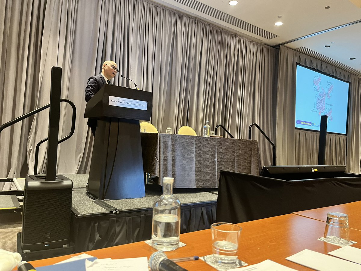 IBD masterclass 2024. <a href="/NMGastro/">Northwestern Medicine Digestive Health Institute</a> well represented! <a href="/VitaliyPoylin/">Vitaliy Poylin</a> discussing early surgery for Crohn’s disease and <a href="/DoerflerBethany/">Bethany Doerfler</a> reviewing the mgmt of peri operative nutrition of the #ibd patient. <a href="/DDWMeeting/">Digestive Disease Week</a> <a href="/NorthwesternDHF/">Digestive Health Foundation @NorthwesternMed</a>