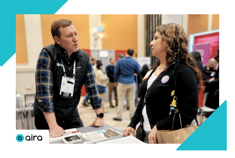 Today, Aira's team travels to the @Aamersofficial Expo. If you or someone you know are interested in requesting Aira, please share our accessible museum webpage and reach out to Aira’s sales team in person or via email. 
.
theaccessiblemuseum.com 
.
#AccessForAll #OnYourTerms