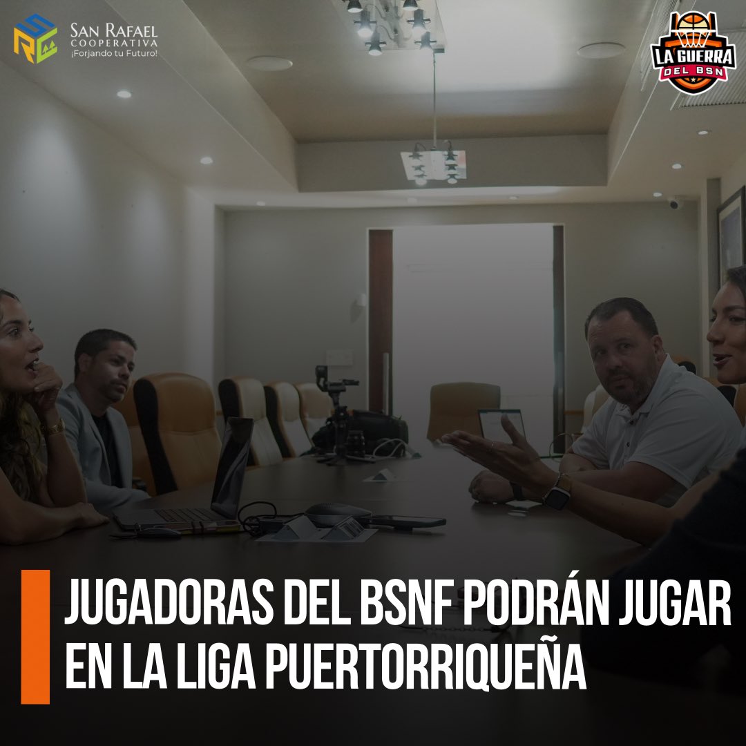 #BSNF | El Baloncesto Superior Nacional Femenino y la Liga de Baloncesto Puertorriqueña Femenina lograron un acuerdo para permitir que las jugadoras del BSNF puedan también participar en la Liga Puertorriqueña:

🏀 Toda jugadora de veinticinco años o menos perteneciente al BSNF