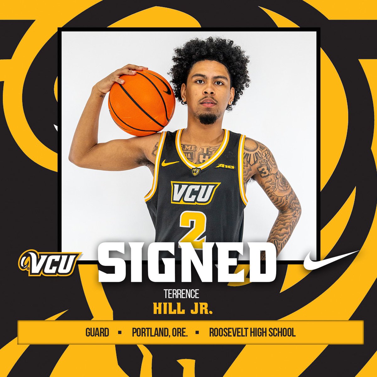 Ram Nation, please welcome Terrence Hill Jr! #LetsGoVCU
