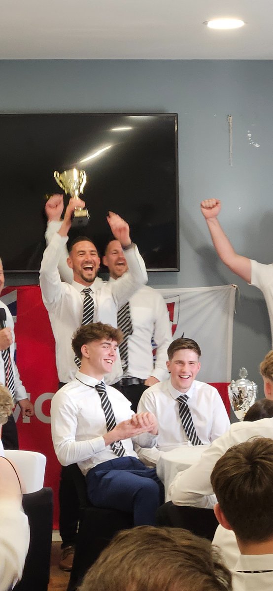 Norman Cup Winners Avonmouth Reserves 

Top Scorer - Rhys O'Donovan 

Players Player - Mark Reid

Coaches Player - Tom Hague 

And Super Captain Robbie Allen lifting the trophy 👏👏👏