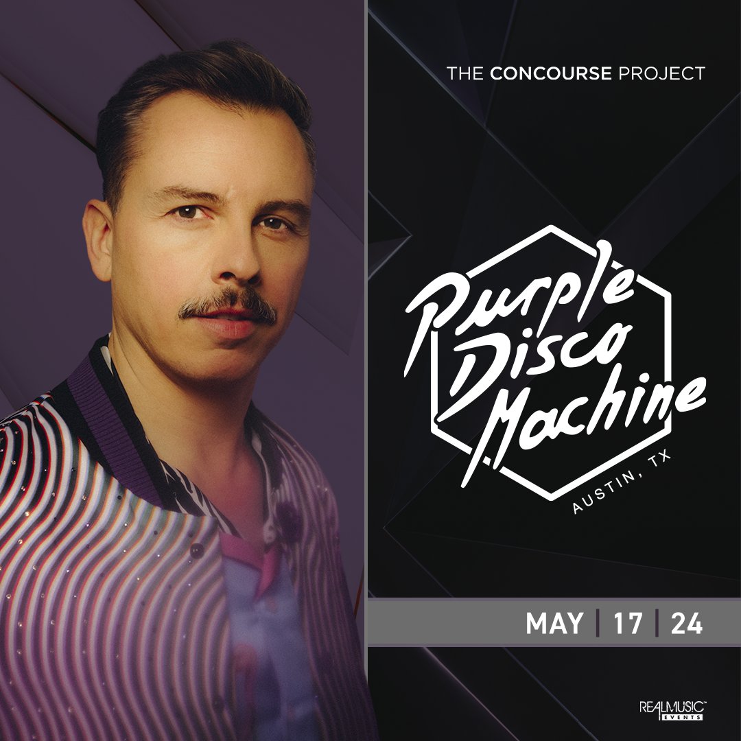 Le disco tonight with @PurpleDiscoM at @concourseproj! 🪩 Tickets are SOLD OUT, but there are a few table service packages (which come with tickets) left that you could snag now at concourseproject.com 👀 See you soon! Doors at 9pm 🥳