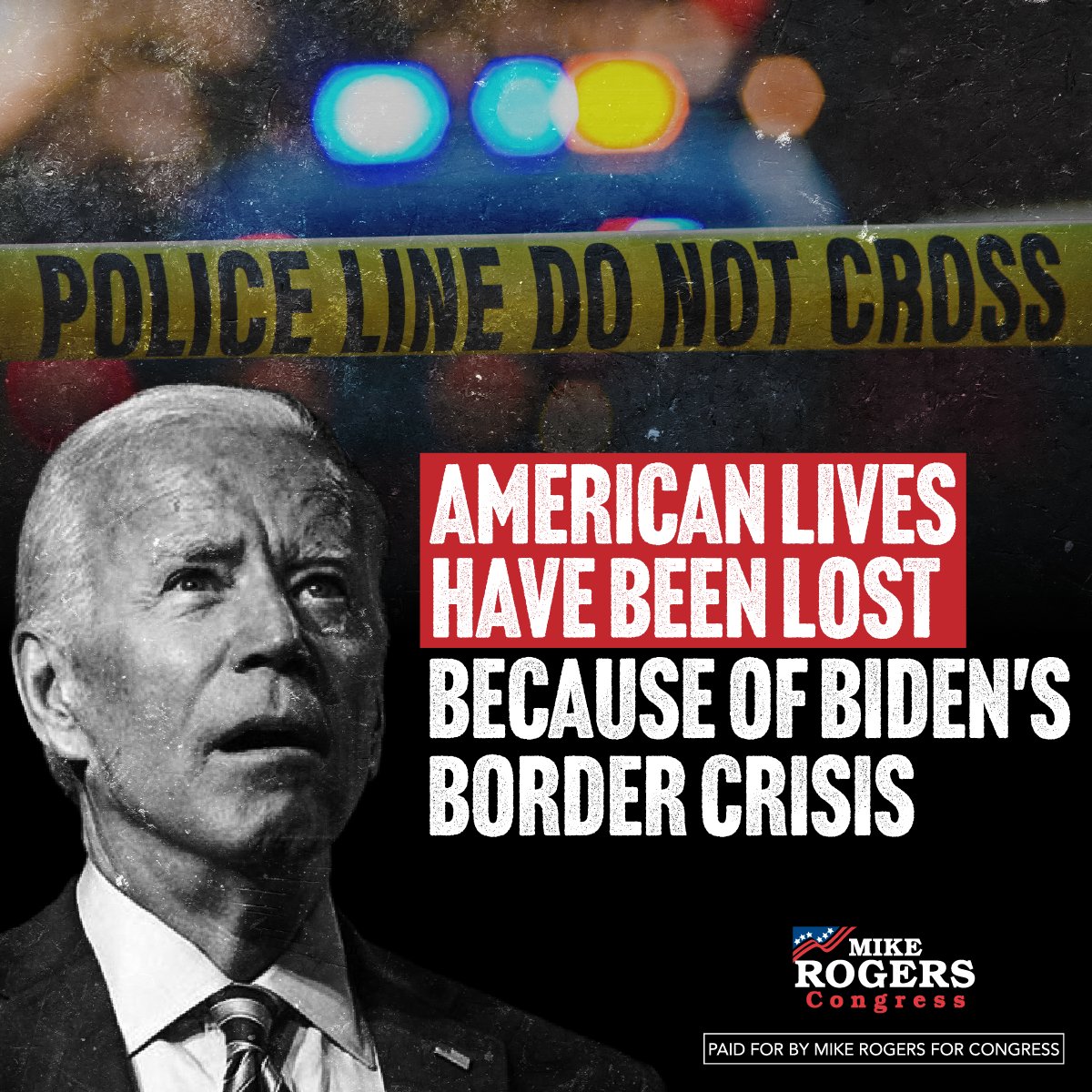 When the border is WIDE OPEN, it puts EVERY American at risk. Crooked Joe Biden and Dems in D.C. blatantly refuse to secure the border, even if it means saving lives.