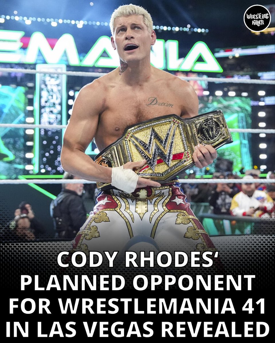 #WWE has a massive opponent planned for Cody Rhodes at WrestleMania 41! Find out who 👉 tinyurl.com/mr4b7vv2