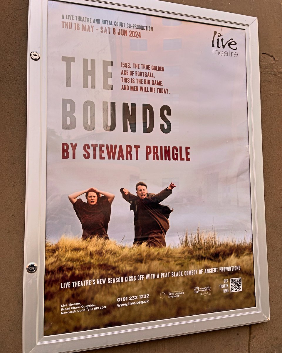 Rounding off my week @LiveTheatre by seeing #TheBounds. It’s been mega fun being around a theatre as a play opens and am super excited to see it!