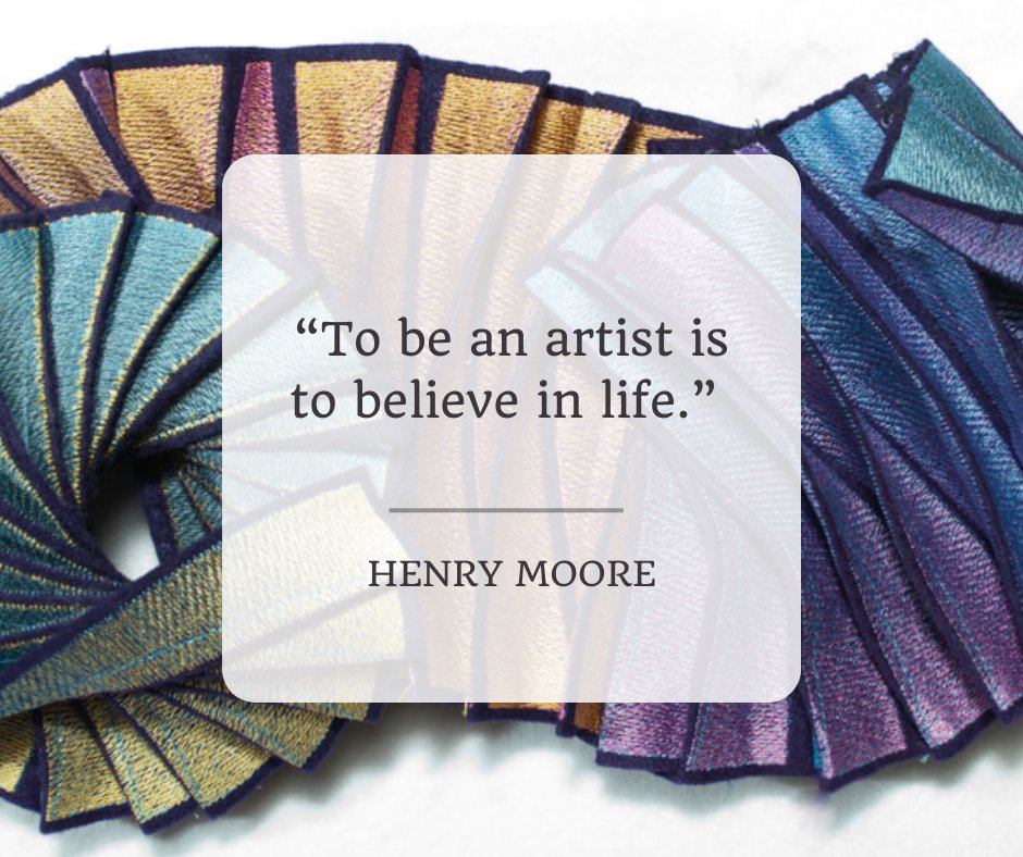 “To be an artist is to believe in life.” – Henry Moore

susanhenselprojects.com
#ArtQuotes #CreativityQuotes #Art #SusanHenselArt #ArtNews #HenryMoore