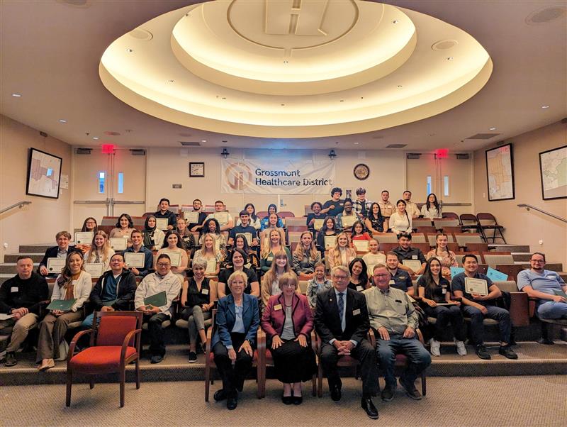 Congratulations to our 22 post-secondary and 43 high school scholarship winners! At this morning's special Board of Directors meeting we celebrated these #EastCounty students for their academic and personal excellence. 🏆💛 #EastCountyHealth #HealthcareScholarships
