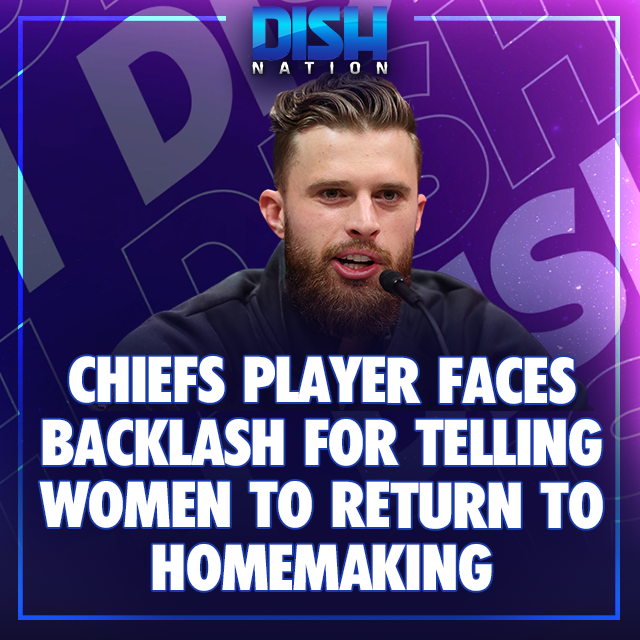 #HarrisonButker is in hot water after telling women to return to homemaking during a commencement speech! Plus, #CardiB Threatens To Keep New Album After Facing Backlash From Fans. 
The tea ☕️is hot tonight on @dishnation @kcwxtv Channel 2- Set your DVR for 1:00am! 🚨