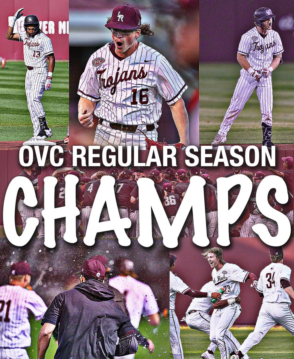 For the first time in program history, the Little Rock Trojans are the regular season champions! #LittleRocksTeam
