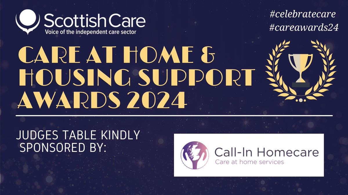 Special thanks to the @CallInHomecare  for sponsoring the judges table! 👏
 
#CareAwards24 #CelebrateCare