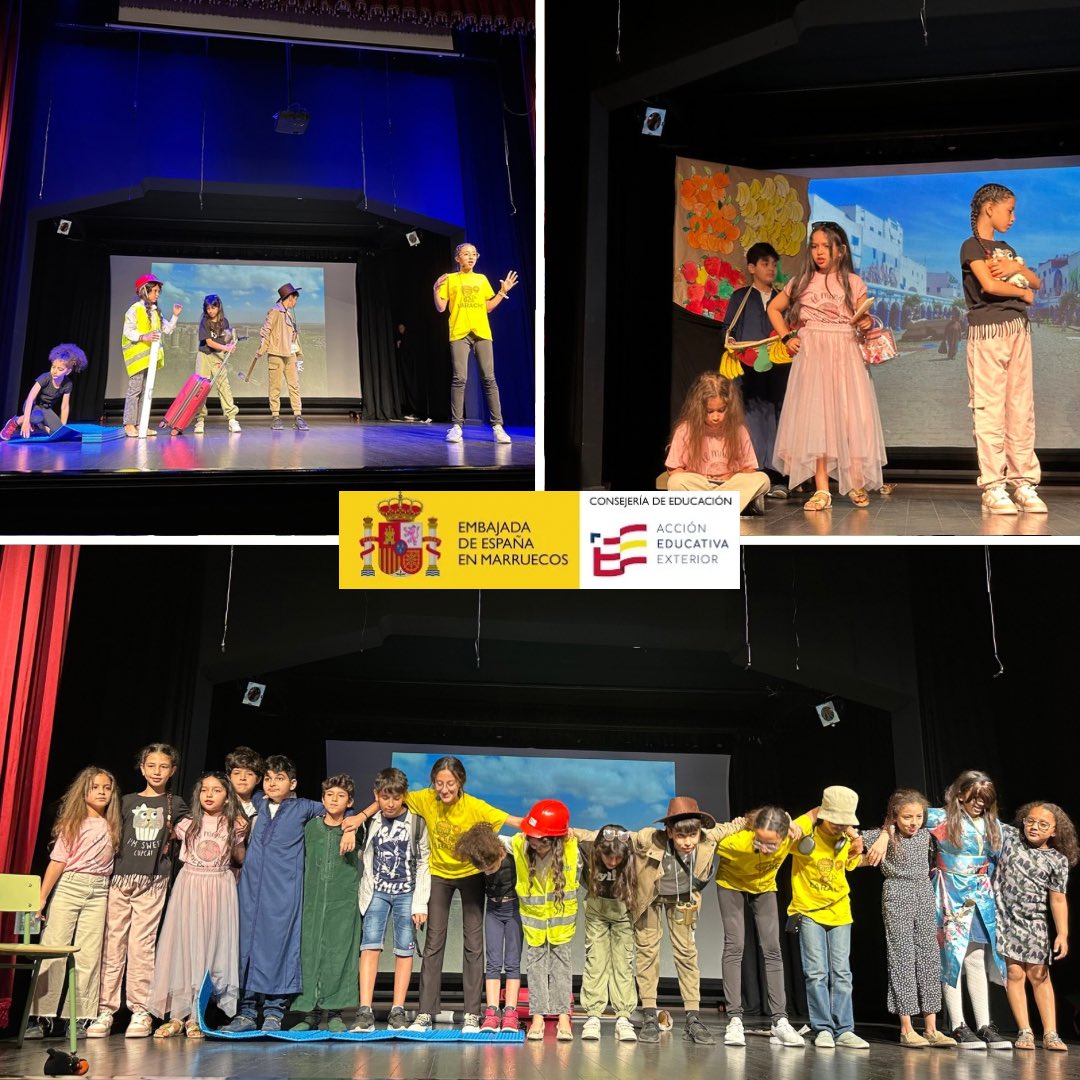 ConsejeriaEduc1's tweet photo. La segunda jornada del XXV Festival de Teatro Escolar ha llegado a su fin con el éxito de las obras que nos han ofrecido el @VivesCe, el Colegio Español La Paz, el @iejrjma y el @OchoaIees. Los elencos han estado fantásticos y la acogida del público ha sido sensacional. https://t.co/xAkiZP19WP