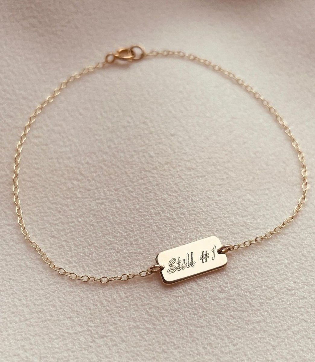 Jewellery with a message  from @ByLeahy can be engraved with your own message for that special gift #Irishfashion #necklace #chain #bracelet #gift #jewellery #birthdaygift #christeninggift #irishdesign #Irishfashionart #CIFD