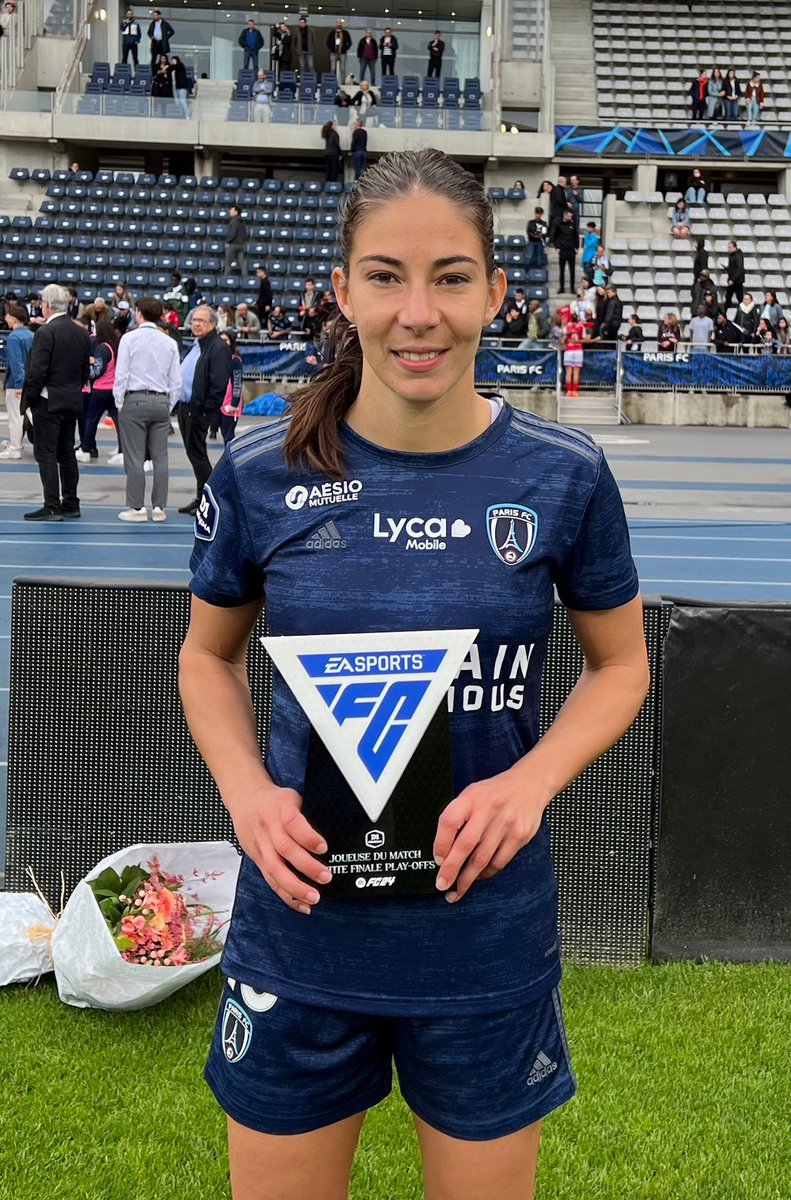 JOUEUSE DU MATCH  @easportsfcfr 🏆
@ClaraMto 👏

#D1Arkema #PFCSDR