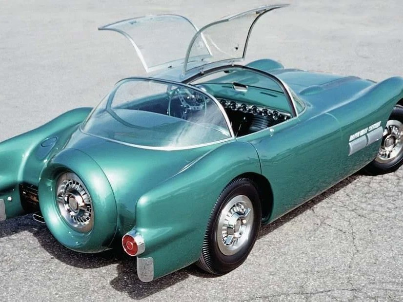 1954 Pontiac Bonneville Special Motorama Concept 💚 🇺🇲 #classic #car #concept