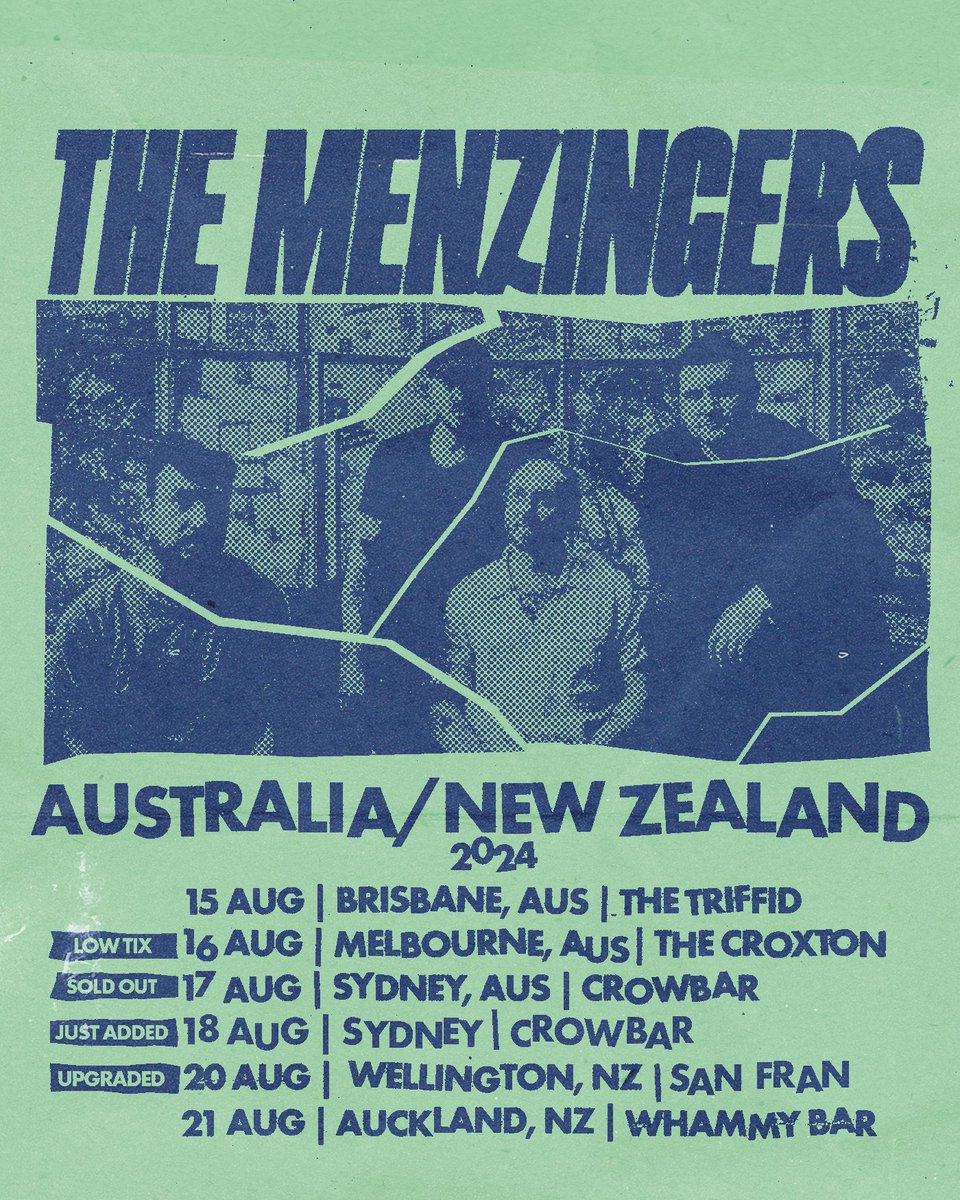 Three months out until we head to Aus and New Zealand. bit.ly/TheMenzingersT…