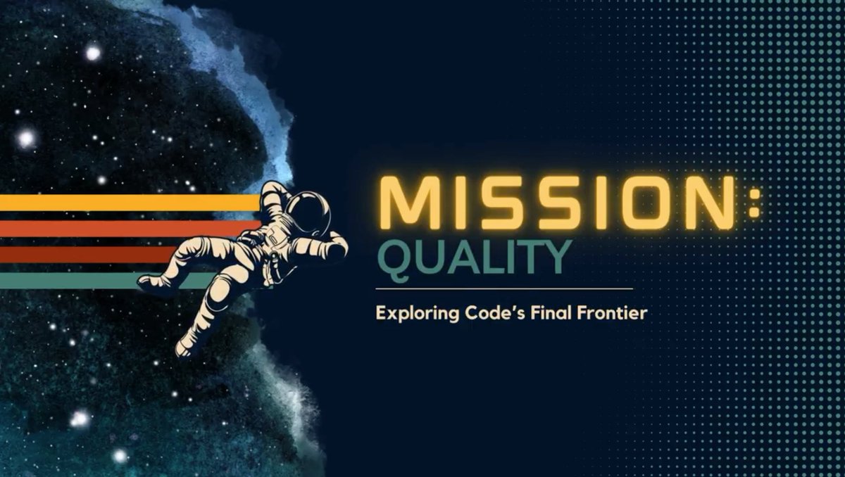 🚀 Ready to escape the buggy code black hole? Join us this June for 'Mission: Quality - Exploring Code's Final Frontier'! A month-long #Angular meetup dedicated to mastering high-quality coding. Say goodbye to technical debt & spaghetti code! #CodeQuality #DevCommunity 🌌✨