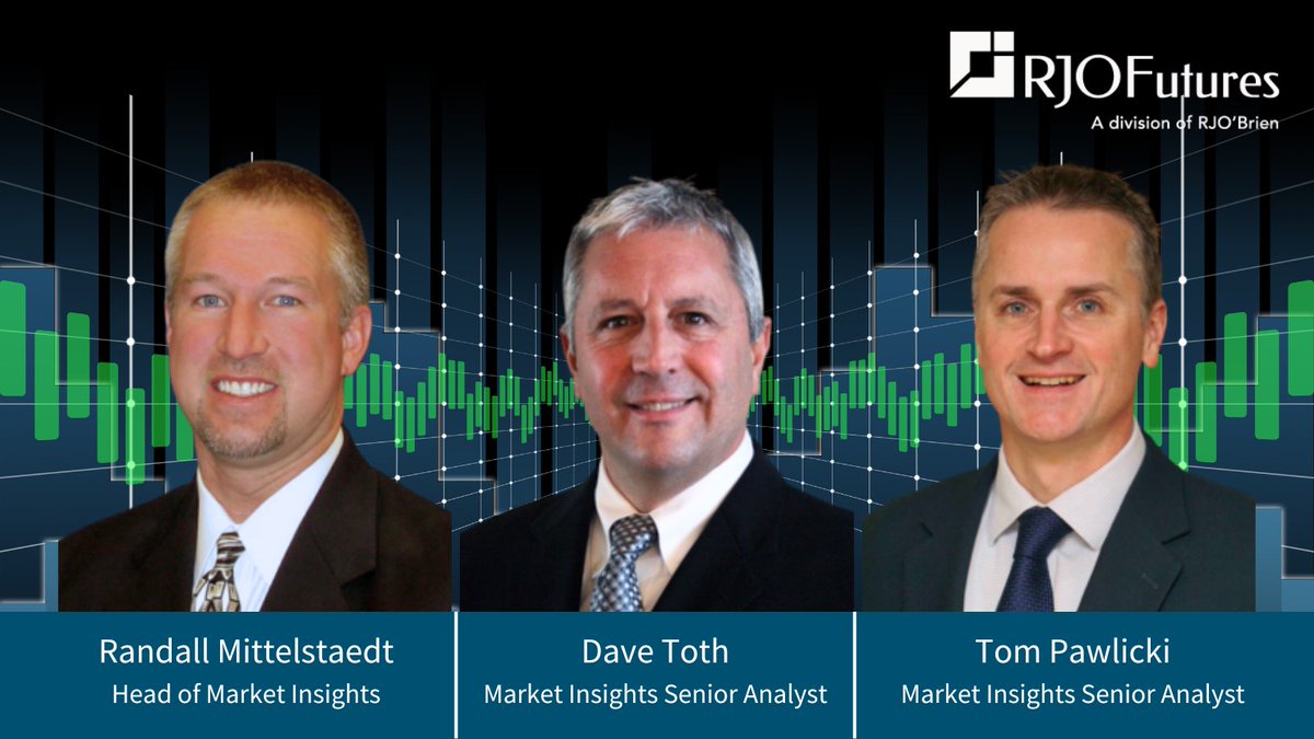 Meet our RJO Market Insights Team, led by industry veterans Randall Mittelstaedt, Dave Toth, & Tom Pawlicki. Stay ahead with our real-time, comprehensive market analysis accessible through our 24/7 RJO Client Portal. Learn More! 800-453-4494 #RJOFutures #MarketInsights