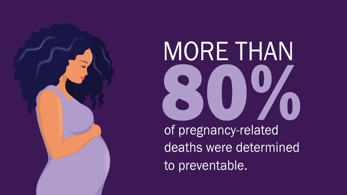 More than 80% of pregnancy-related deaths were preventable according to an analysis of new data from Maternal Mortality Review Committees (#MMRCs) in 38 U.S. States. See more findings here: bit.ly/3WKhuEs