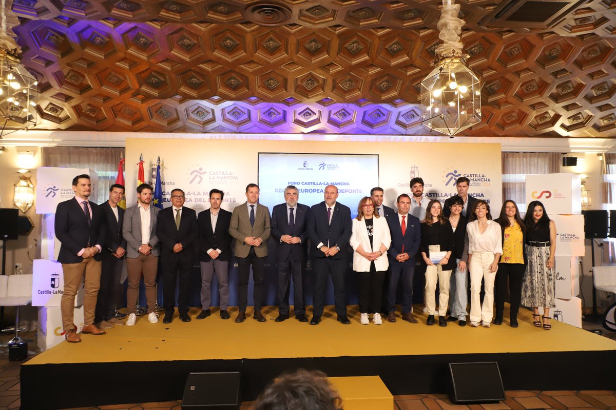 🤩 ¡EXITAZO del `Foro Castilla La Mancha Región Europea del deporte"! 🤩

🔴 Evento organizado y producido por #OÉOÉ que ha contado con deportistas, instituciones y profesionales del deporte en una jornada 🔝