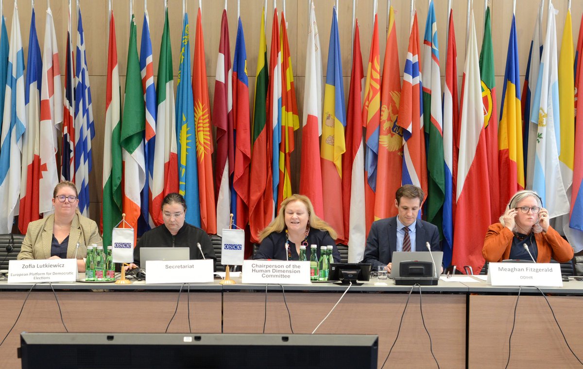 EPDE board member <a href="/zlutek/">Zosia Lutkiewicz</a> just returned from the <a href="/OSCE/">OSCE</a> Human Dimension Committee meeting where she stressed the concerning impact of shrinking spaces for election observers through "foreign agent" laws and importance of coordination between domestic and international observers.