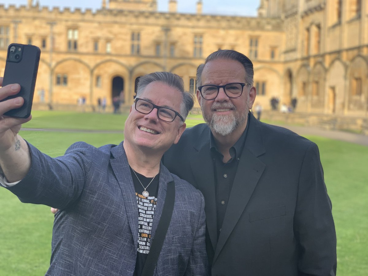 Helping Professor @edstetzer rekindle his inner Anglican at Christ Church Evensong.