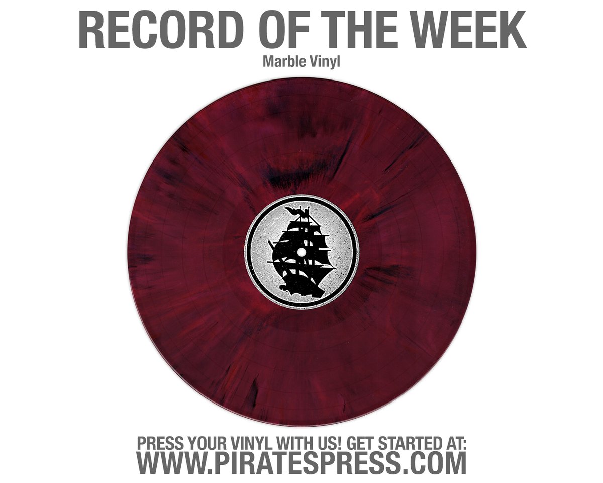 Check out our <a href="/PiratesPressMFG/">Pirates Press MFG</a> Record of the Week! This week's record features deluxe "Red Velvet" Marble vinyl!

Contact a PP rep: piratespress.com/contact/
ROTW blog: piratespress.com/blog
Newsletter: bit.ly/2XreQng