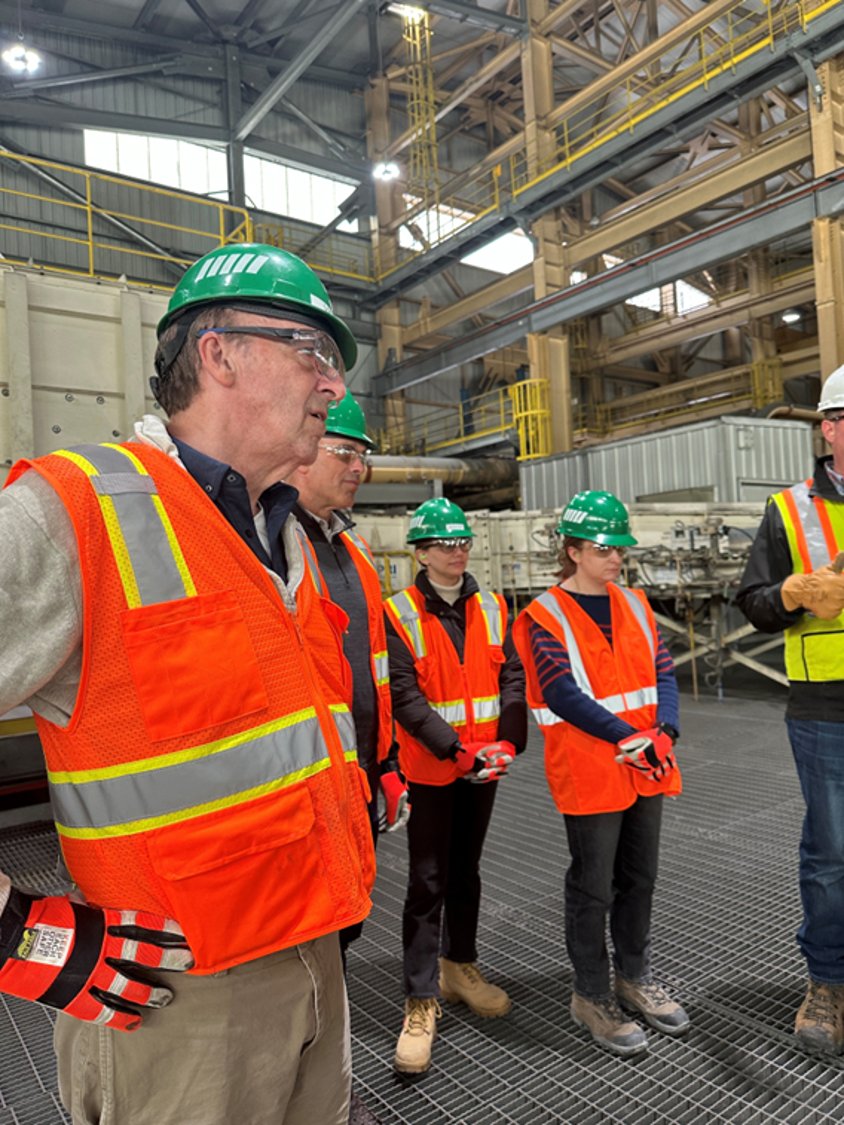 ARPA-E Program Director Dr. Doug Wicks and Fellow Dr. Julia Greenwald recently toured the @RioTinto Kennecott Mine and refinery in Utah, which is the largest copper mine in the U.S., accounting for 12% of our copper production. #ARPAEontheRoad
