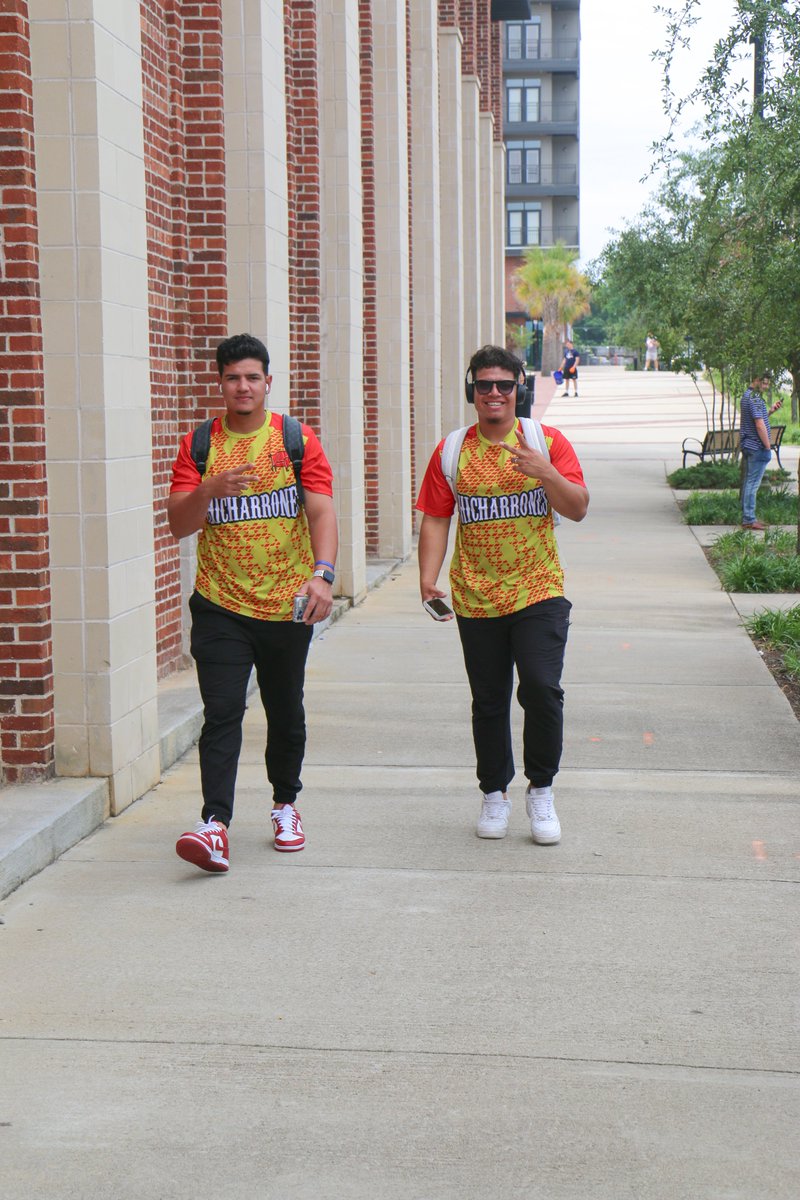 The boys arrived in style today🐷😎 You too could elevate your fashion game with one of these Chicharrones Soccer jerseys by being one of the first 1000 in attendance tonight
