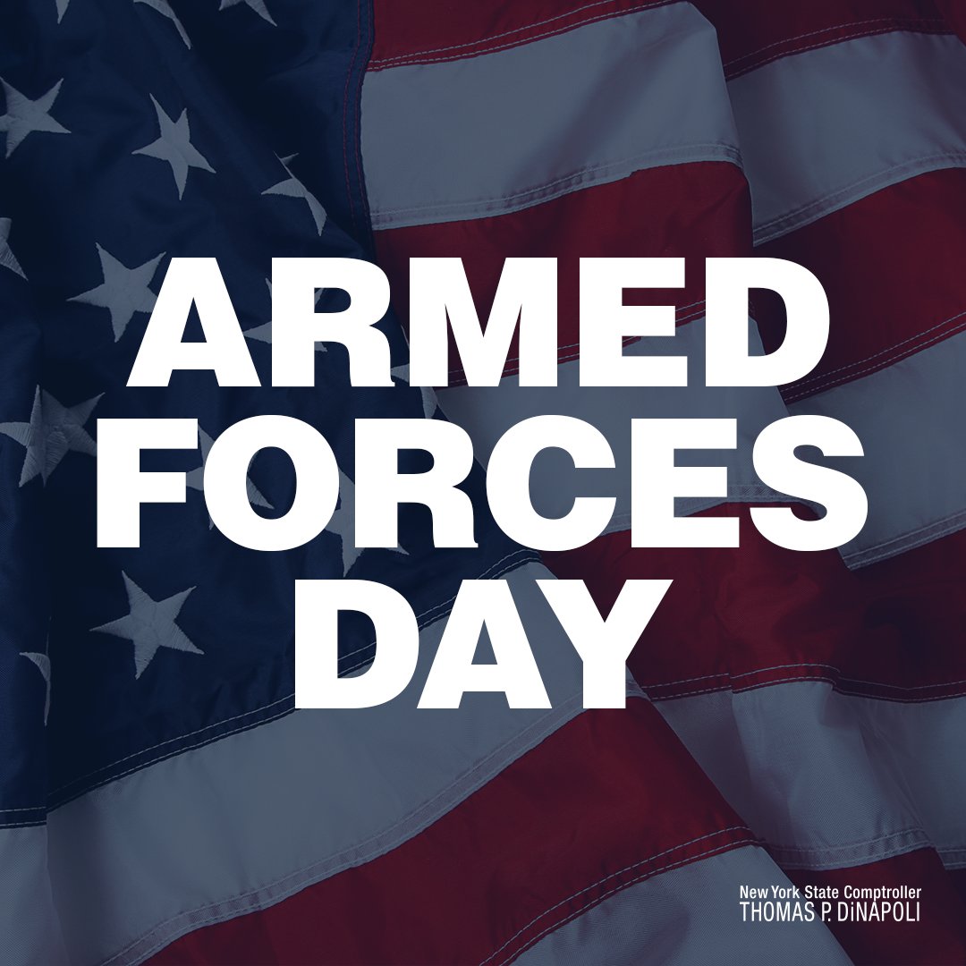 On #ArmedForcesDay, we pay tribute to the servicemembers in NY and around the globe who work tirelessly to protect Americans and our freedoms.

You make us proud, and we owe you our gratitude.