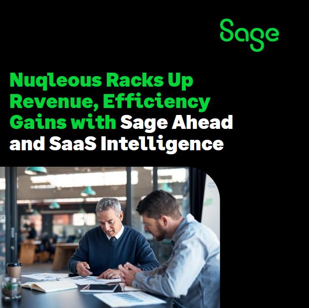 Nuqleous Racks Up Revenue, Efficiency Gains with Sage Ahead and SaaS Intelligence 1sa.ge/7pmZ50RKm7P