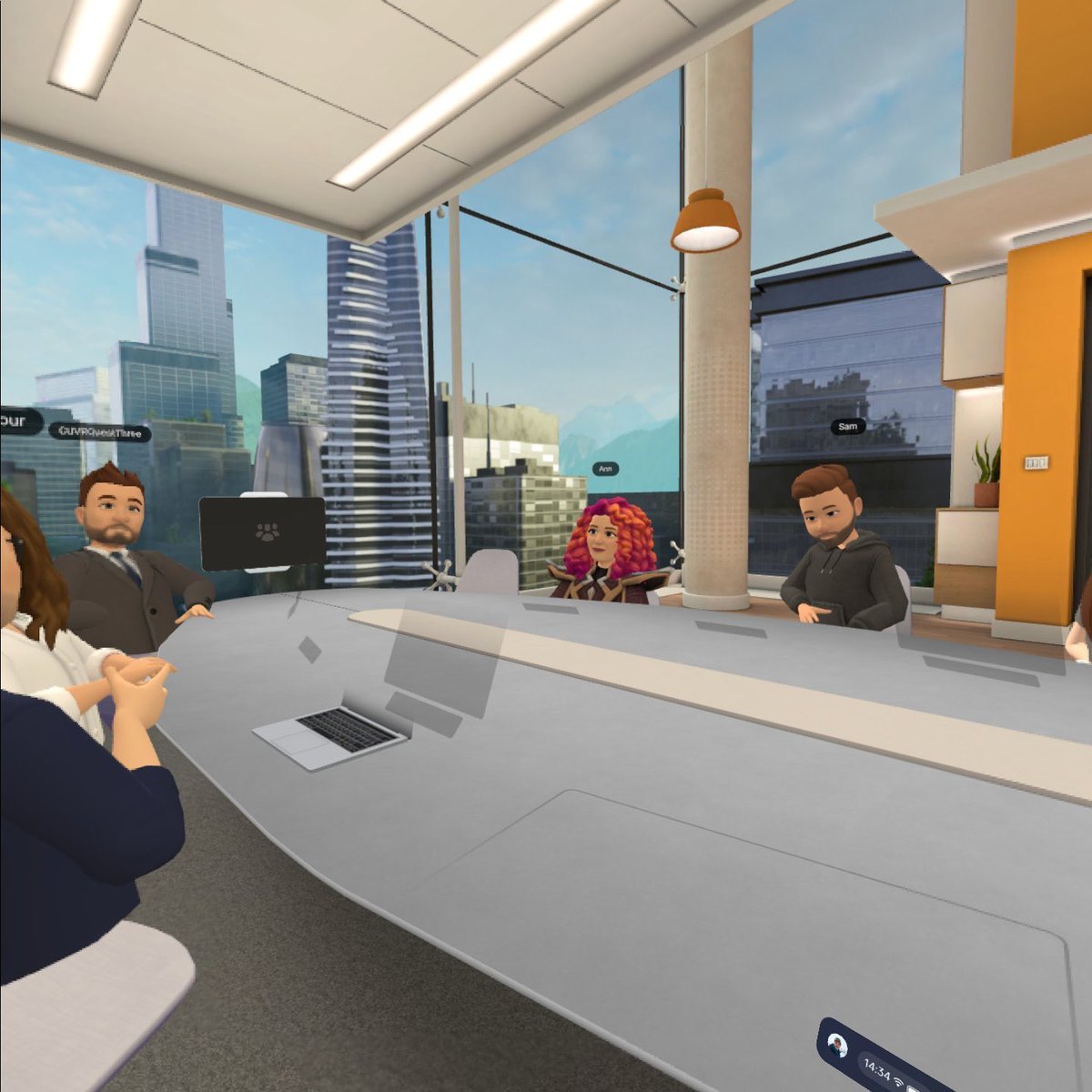 CovUniSim's tweet image. 🚀 Colleagues based at @covcampus , @LondonCU and @CUScarborough sites met in a VR meeting 🥽 , discussing the future of education delivery, how to enhance engagement and presence with distance learning 🌐👩‍🏫 #XR #HealthSimulation #FutureOfLearning🧵 1/2