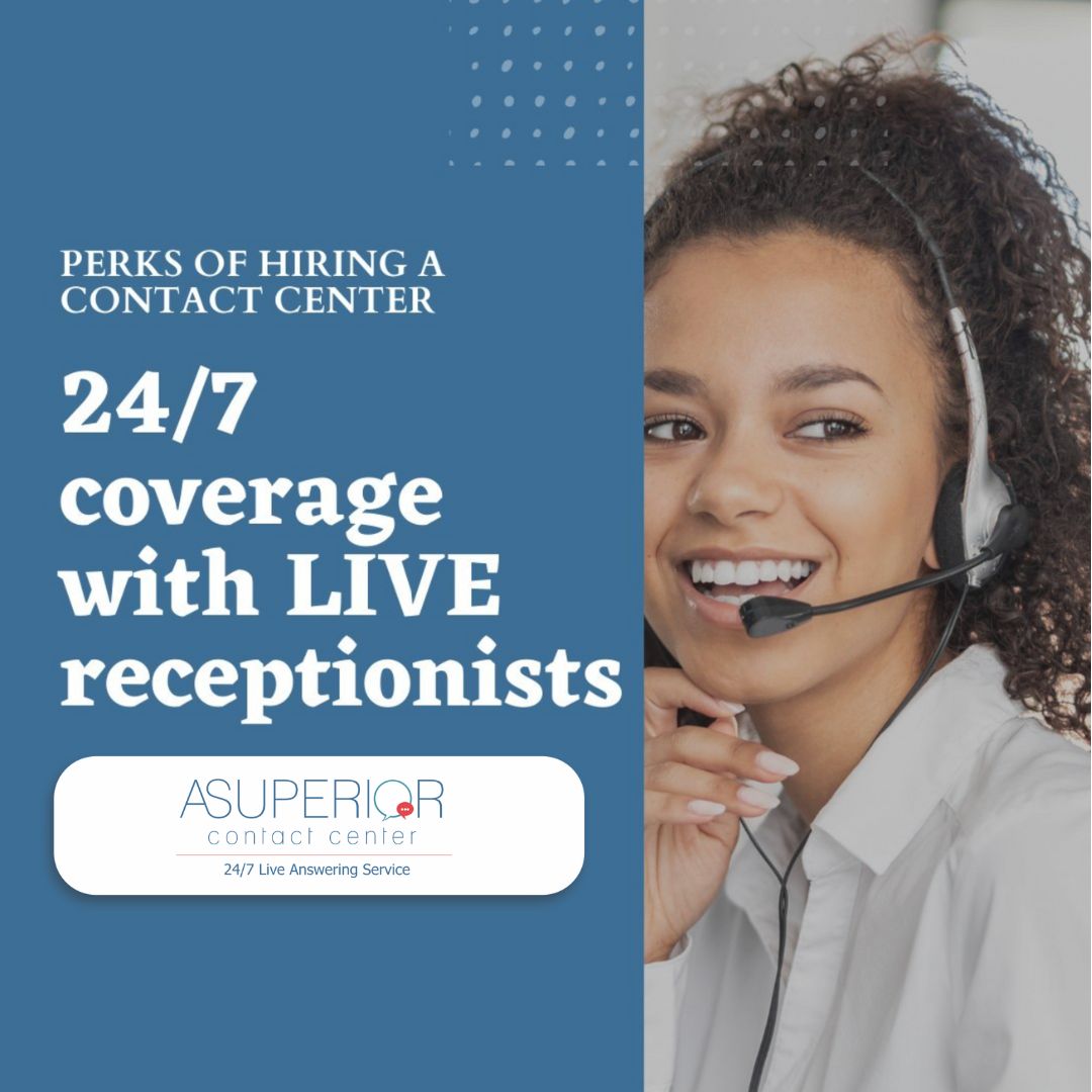 superiorcallctr's tweet image. Our traditional live answering service offers you 24.7.365 peace of mind that your customer calls are being answered by a live receptionist even when you're not available. 

#ASuperiorContactCenter #CustomerService #AnsweringService #Communication