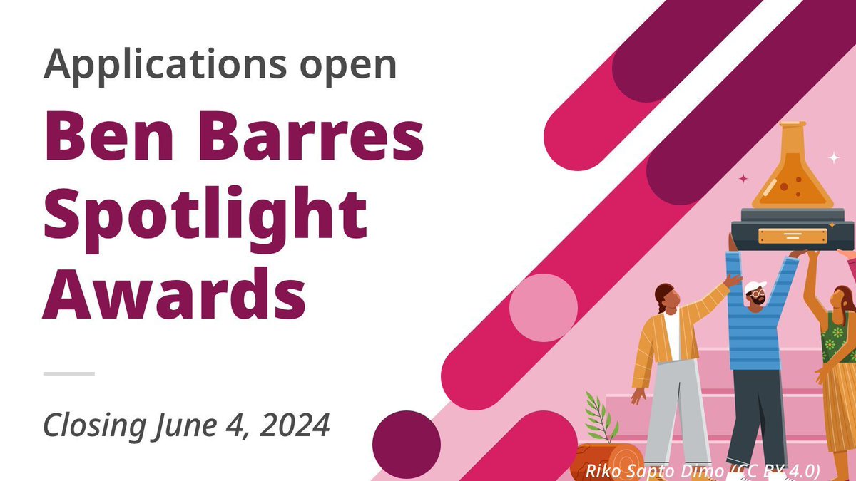 We’re offering researchers up to $5,000 through the Ben Barres Spotlight Awards! Over the past five years, over 50 awardees have used funds to remove barriers and seize new opportunities. Find out if you’re eligible: elifesciences.org/inside-elife/e…