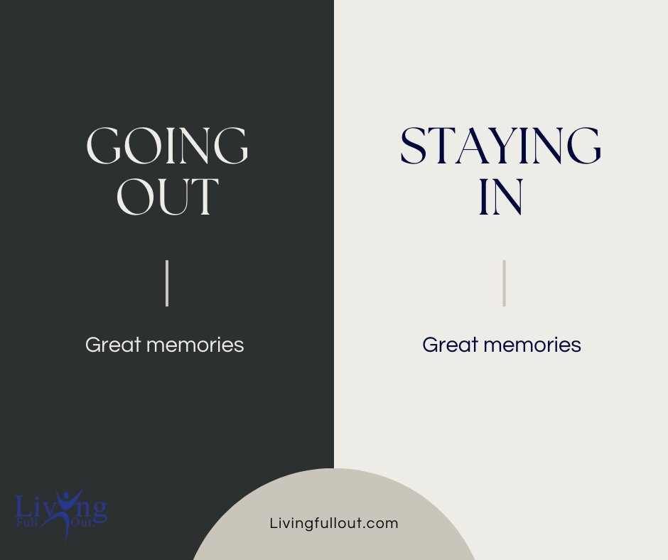 Do you prefer going out to eat or eating in? These two activities differ from one another; they both emphasize the importance of quality time with others and living full out. Let us know in the comments which night appeals to you! #Nancysolari #livingfullout #goingouttoeat