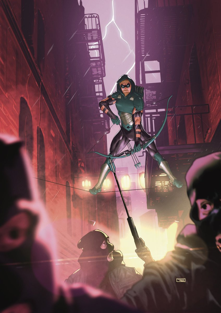 Oh, yeah. I got to draw some Ollie. My variant for GREEN ARROW # 15 in stores this August!
