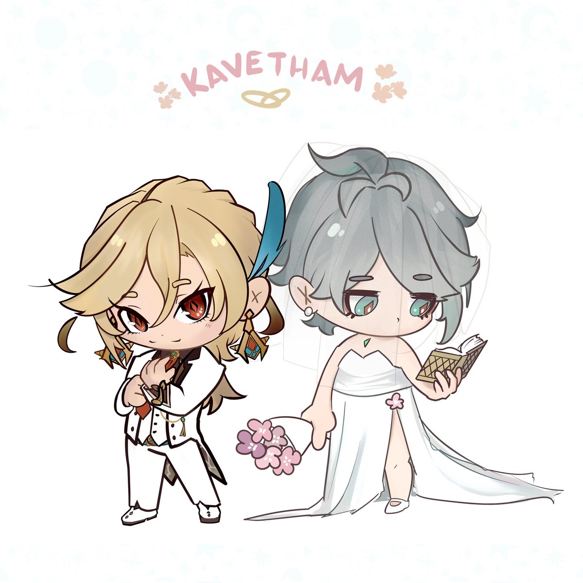 🎊 newlyweds ✨ (for the third time)
#KAVETHAM #カヴェアル