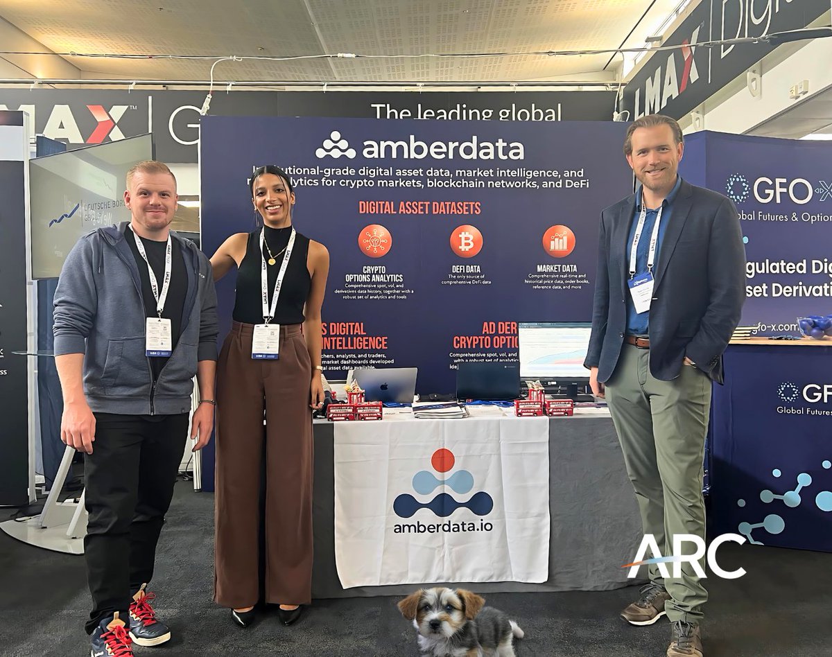 1/5 🧵 Wrap-up to this week <a href="/Amberdataio/">Amberdata</a> 📀

DigiAssets 2024 in London was an absolute success 🇬🇧