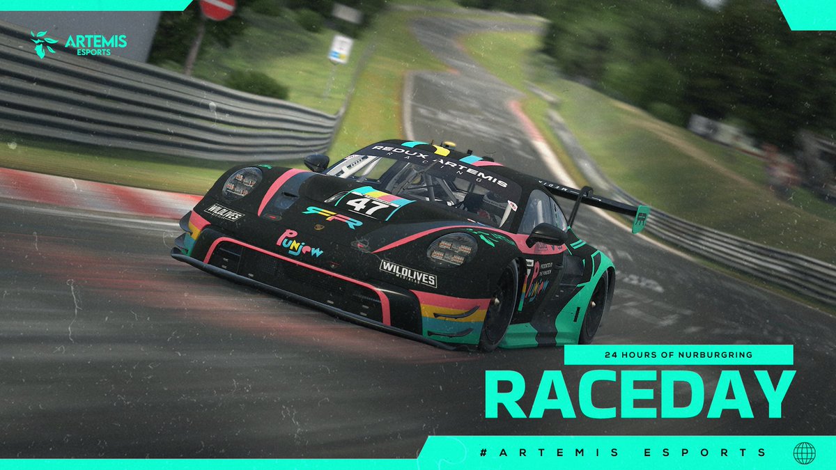 [#ARTEMISiR] Welcome to Germany and The Toughest Endurance Race of the iRacing Special Event Season: The Nords 24! 3 Of Our Teams will Be #OnTheHunt for that Sweet Sweet 🏆 Over the Next Couple of Days, and We Wish Everyone Luck in Conquering The Green Hell!