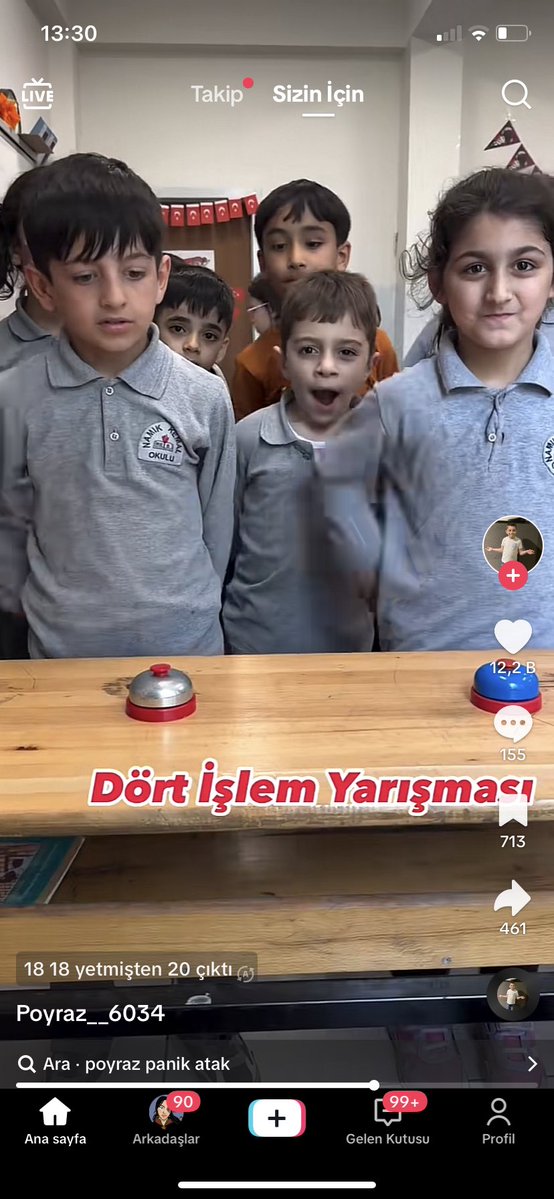 hoca etkilesim alacam diye surekli yarisma yapiyo aq cocuklar yorgunluktan uhud tepesinde savasan okculara dönmüs