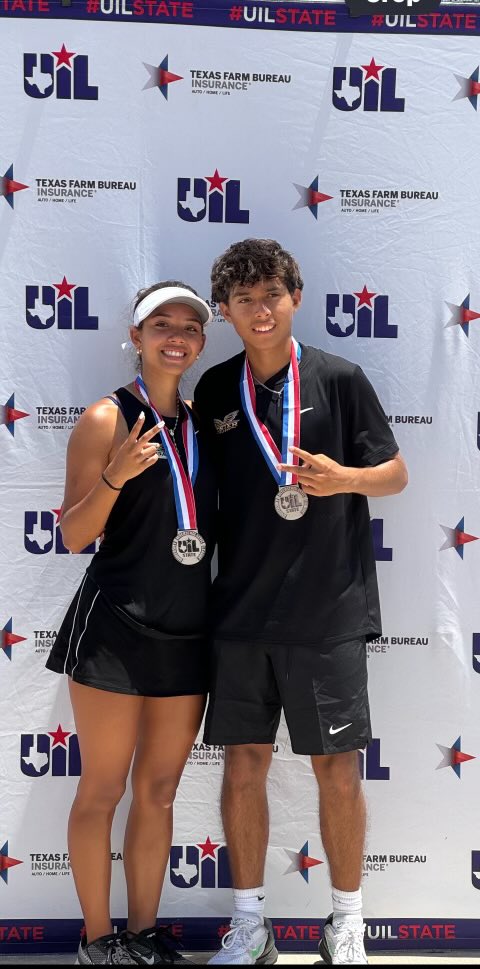 Foster HS Tennis (@fhs_tenniscoach) on Twitter photo WOW!! These 2 brought home 2nd in the State Championships!! First in school history for tennis!  So proud of you Andrea and Sebastian!!! <a href="/FHSABC_TX/">FHSABC</a> <a href="/fbheraldsports/">Fort Bend Herald sports</a>  #ptn WOW!! These 2 brought home 2nd in the State Championships!! First in school history for tennis!  So proud of you Andrea and Sebastian!!! <a href="/FHSABC_TX/">FHSABC</a> <a href="/fbheraldsports/">Fort Bend Herald sports</a>  #ptn