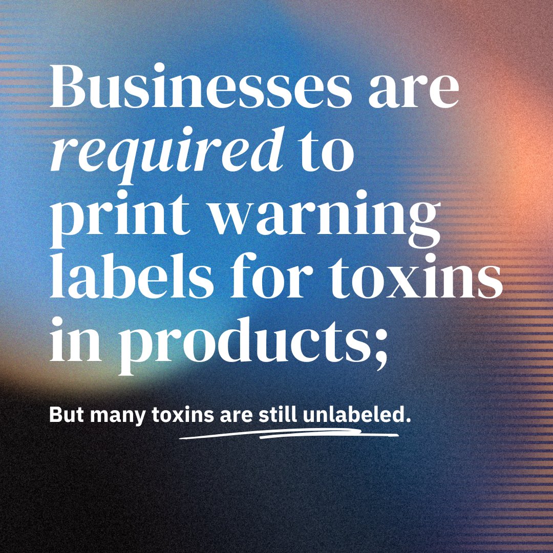 The FHSA requires businesses to put warnings on toxic products. @USCPSC has listed known toxic substances from @NIH, @NIST, @EPA, and @OSHA_DOL to help businesses find which products need labeling: 

cpsc.gov/Business--Manu…