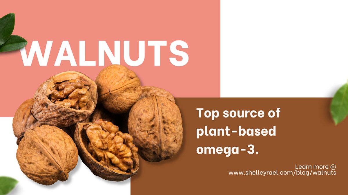 Did you know that walnuts are a top source of plant-based omega-3s? Find out why these little nuts are so powerful and get tips on storage and ideas for regular use and consumption. #RealWorldNutrition #Nutrition #Wellness rebrand.ly/e0mf7ne