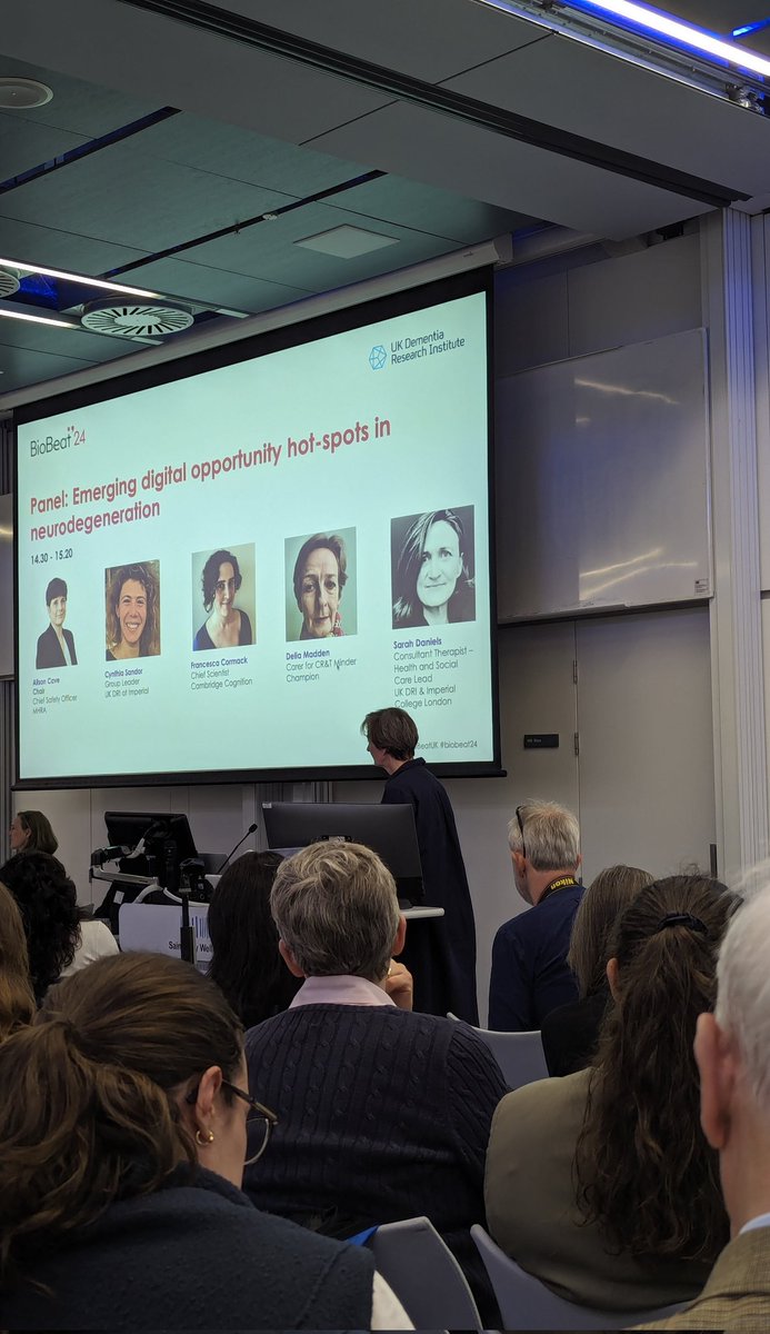It was great to be invited by <a href="/UKDRI/">UK Dementia Research Institute</a> at #biobeat24 and share collaborative insights across channels of innovation for neurodegenerative diseases 
#dementia #parkinsons #ventures