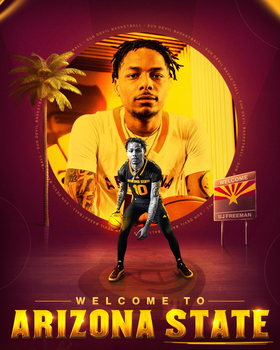 Instant Impact 💥 BJ Freeman is officially a Sun Devil 😈 @B_greatb /// @TheSunDevils