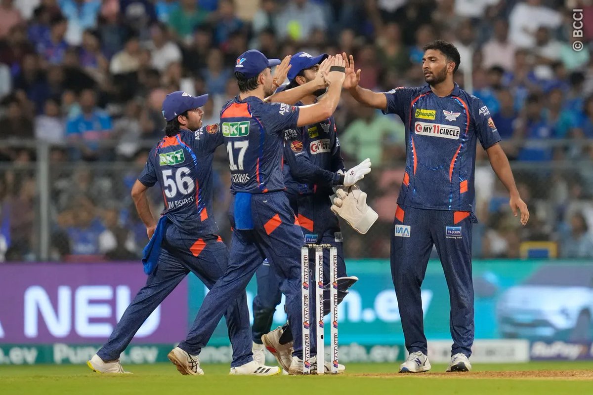 A consolation win for Lucknow Super Giants to finish off their #IPL2024 while Mumbai Indians end a disappointing campaign. LSG 214/6 in 20 overs beat MI 196/6 in 20 overs. LSG won by 18 runs #TATAIPL2024 #MIvLSG #MIvsLSG #MI #LSG #CricketTwitter