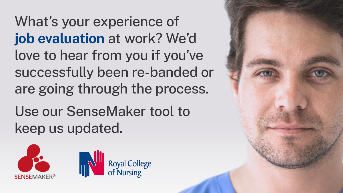 What’s your experience of job evaluation at work? We’d love to hear from you if you’ve successfully been re-banded or are going through the process. Use our SenseMaker tool to keep us updated: bit.ly/3YSeViS