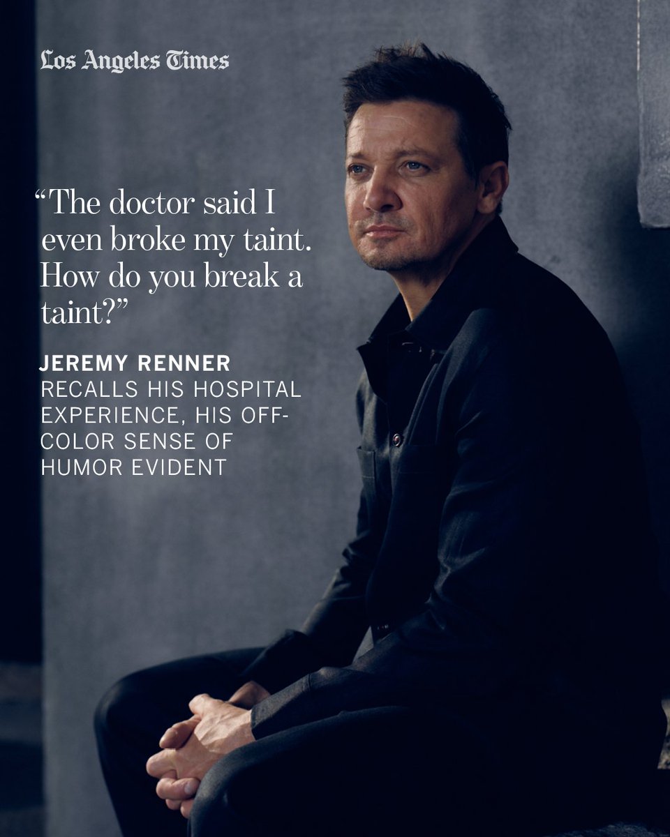 “I relive it every night. It’s in my visions. It’s in my dreams and my waking thoughts,” Jeremy Renner says of his near-fatal snowcat accident. He opened up about the incident in a new interview with The Times. lat.ms/3wDeuzi